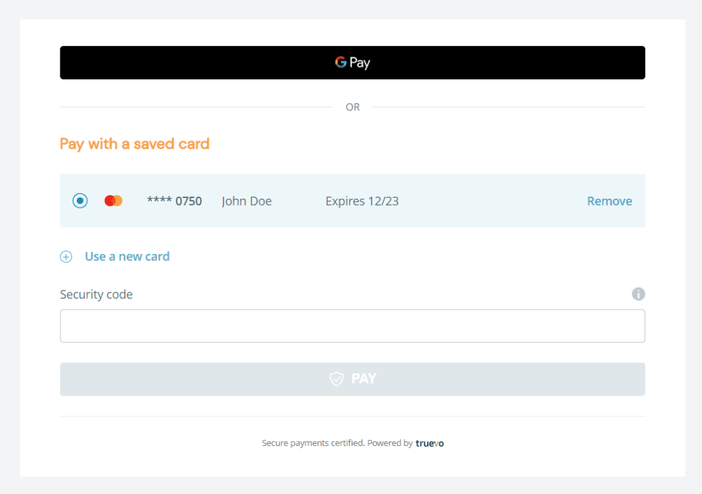 Light Expanded Theme Styling Capabilities | Truevo Developer Documentation